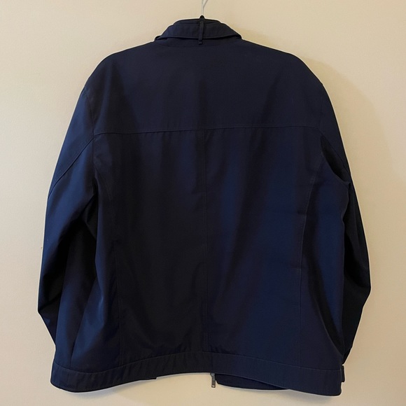 3/$30 Claiborne Men jacket Coat Bomber, a Zipper handle on pocket broken XL - Picture 2 of 9